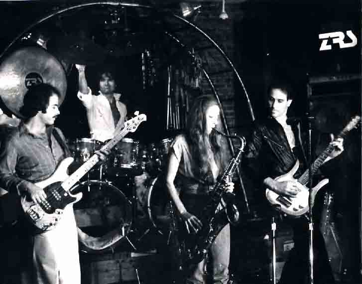 Even Steven Levee on stage with the ZRS Band (1982) Hudson Valley New York
