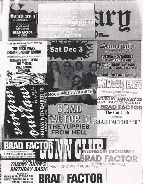 Brad Factor:10 Live Performances